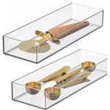 iDesign Clarity Drawer Organizer, Kitchen and Bath