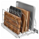 Pull Out Organizer Rack for Bakeware - Sliding Kit