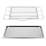 New upgrade Air Fry Tray for 30' Oven with Drip Pa
