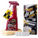 Meguiar's G191700 Smooth Surface Clay Kit, Safe an
