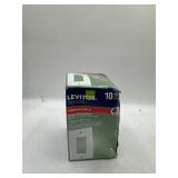 Decora Single Gang Midway Nylon Wall Plate in Whit