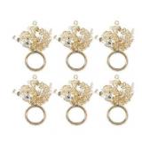 DII Modern Chic Napkin Rings for Christmas, Holida