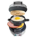 Hamilton Beach 25475C Sandwich Maker, Silver