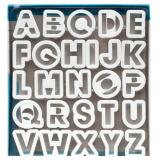 Ateco Alphabet Cookie Cutter Set,White 2-Inches
