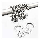 Maytex Shower Curtain Hooks, Shower Curtain Rings,