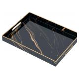 Serving Tray, Modern Plastic Food Trays for Eating