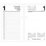 AT-A-GLANCE 2026 Desk Calendar Refill, Daily, 3.5'