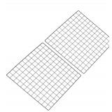 PATIKIL 24'x24' Wire Grid Panel, 2 Pack Board Phot