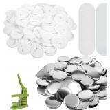 200 Sets Blank Button Maker Supplies 58mm/ 2.25 in