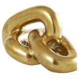 Deco 79 Ceramic Chain 3 Link Sculpture, 7' x 11' x