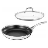 DELUXE Hybrid Ceramic Nonstick 12-Inch Fry Pan wit