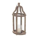 Olivia & May 29' x 13' Rustic Glass/Wood Cage Styl