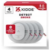 Kidde Hardwired Smoke Detector, AA Battery Backup,