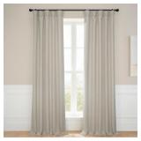 HPD Half Price Drapes BOCH-LN185-P Faux Linen Room