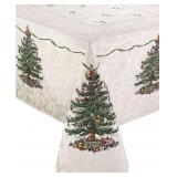 Spode Christmas Tree 60x84 Tablecloth - Ivory/Crea