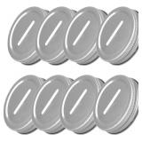 Mason Jar Canning Lid 8pcs Stainless Steel Coin Sl