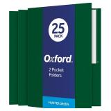 Oxford Twin Pocket Hunter Green Leatherette-Graine