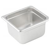 Winco Anti-Jamming Steam Pan, 1/6 by 4-Inch, Stand