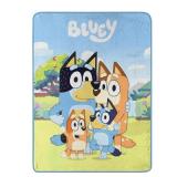 Bluey Family Photo Micro Raschel Multi-Colored Thr