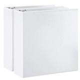 Amazon Basics 3 Ring Binders, 3 Inch, 2 Pack, D-Ri