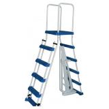 Swimline Above Ground Pool A Frame Ladder with Bar