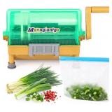 Moongiantgo Commercial Manual Scallion Cutter Slic