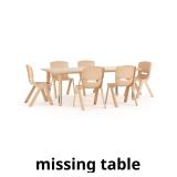 Flash Furniture Natural Rectangular Kid's Play Tab