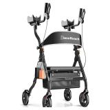Heavy Duty Upright Rollator Walker for Seniors wit