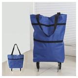 Portable Foldable Shopping Trolley Bag with tug-Ty
