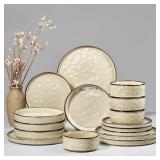HaWare Dinnerware Sets, 16-Piece Plates and Bowls