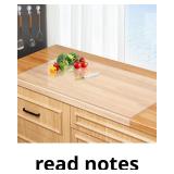 Renyqatt Acrylic Cutting Board with Counter Lip, L