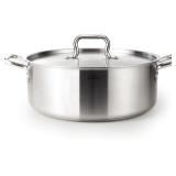 HOMICHEF 19 Quart LARGE Stainless Steel Stock Pot
