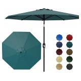 Garvee 9ft Patio Umbrella with Crank Lift & Push B
