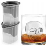 Tovolo Skull Shaped Ice Molds, Set of 2 - Large Sk