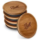 Ball Jar Wooden Storage Lids