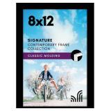 Americanflat 8x12 Black Picture Frame - Shatter-Re