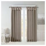 Emilia Window Curtain Pewter 84' Panel
