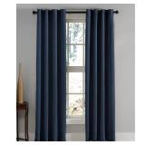 Navy Solid Grommet Room Darkening Curtain - 50 in.