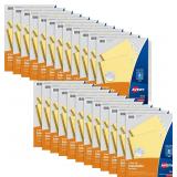 Big Tab Buff Colored Insertable Dividers - Gold Re