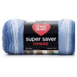 Red Heart E305.3962 Super Saver Ombre Yarn True Bl
