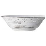 Pfaltzgraff Trellis Serve Bowl, 9', White