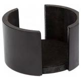 Thirstystone Black Stained Acacia Wood Round Coast