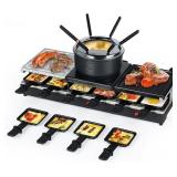 Raclette Table Grill - Indoor Electric Grill Gridd