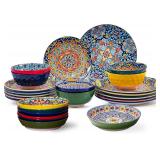 Dinner Plates set of 6, Microwave and Dishwasher S