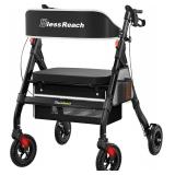 Foldable Rollator Walkers with Seat for Seniors, 4