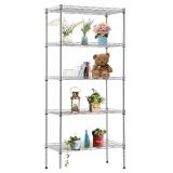 FDW 5 Tier 22L x 12W x 48H Pantry Shelves Adjustab