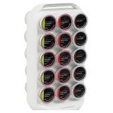 Mind Reader CRS02-WHT K-Cup Carousel, Holds 30 K-C