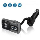 Pyle Universal Wireless Bluetooth Car Adapter w/ C