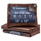 Stansport Reinforced Brown Rip-Stop Tarp