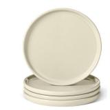 Amazon Basics Glazed Stoneware Appetizer Plates, 4